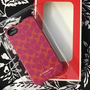 Coach Hardshell Cover- iPhone 4